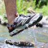 image:imageHUMTTO Water Shoes Men Quick Dry Outdoor Sports Barefoot Shoes NonSlip Aqua Hiking Sandals for Summer Swimming Surfing Kayaking Diving  Pool Beach Lake amp River Black 75Green