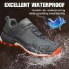 image:imageHUMTTO Mens AllPurpose Waterproof Hiking Shoes  Lightweight amp Breathable NonSlip Trekking Trail ShoesGrey