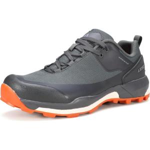 image:imageHUMTTO Mens AllPurpose Waterproof Hiking Shoes  Lightweight amp Breathable NonSlip Trekking Trail ShoesGrey