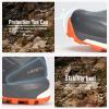image:imageHUMTTO Mens AllTerrain Waterproof Hiking Shoes Lightweight Breathable Anti Slip Outdoor Trekking Trails ShoesGreyb
