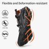 image:imageHUMTTO Mens Amphibious Water Shoes  Hiking Sandals for Men Outdoor Water Sandal Closed Toe NonSlip River Shoes Summer Quick Drying Aqua ShoeBlackOrange