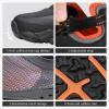 image:imageHUMTTO Mens Amphibious Water Shoes  Hiking Sandals for Men Outdoor Water Sandal Closed Toe NonSlip River Shoes Summer Quick Drying Aqua ShoeBlackOrange