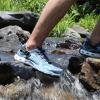 image:imageHUMTTO Mens Amphibious Water Shoes  Hiking Sandals for Men Outdoor Water Sandal Closed Toe NonSlip River Shoes Summer Quick Drying Aqua ShoeLight BlueDark Blue