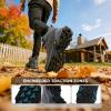 image:imageHUMTTO Mens Waterproof Hiking Boots Lightweight Mid Ankle Trekking Shoes Anti Slip Outdoor Trail Boots for Backpacking CampingDark Grey