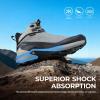 image:imageHUMTTO Mens Waterproof Hiking Boots Lightweight Mid Ankle Trekking Shoes Anti Slip Outdoor Trail Boots for Backpacking CampingLight Green
