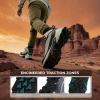 image:imageHUMTTO Mens Waterproof Hiking Boots Lightweight Mid Ankle Trekking Shoes Anti Slip Outdoor Trail Boots for Backpacking CampingLight Green