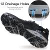 image:imageHUMTTO Mens Water amp Land Shoes  Summer Quick Drying Water Shoes Hiking Sandals Outdoor NonSlip Closed Toe Water Sandals River Aqua ShoeBlackGrey