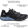 image:imageHUMTTO Mens Water amp Land Shoes  Summer Quick Drying Water Shoes Hiking Sandals Outdoor NonSlip Closed Toe Water Sandals River Aqua ShoeBlackGrey