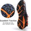 image:imageHUMTTO Mens Water amp Land Shoes  Summer Quick Drying Water Shoes Hiking Sandals Outdoor NonSlip Closed Toe Water Sandals River Aqua ShoeBlackOrangered