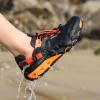 image:imageHUMTTO Mens Water amp Land Shoes  Summer Quick Drying Water Shoes Hiking Sandals Outdoor NonSlip Closed Toe Water Sandals River Aqua ShoeBlackOrangered