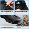 image:imageHUMTTO Mens Amphibious Water Shoes Closed Toe Hiking Sandals NonSlip Quick Dry Outdoor Athletic Shoes for River Trekking BeachBlack