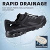 image:imageHUMTTO Mens Amphibious Water Shoes Closed Toe Hiking Sandals NonSlip Quick Dry Outdoor Athletic Shoes for River Trekking BeachBlack