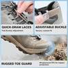 image:imageHUMTTO Mens Amphibious Water Shoes Closed Toe Hiking Sandals NonSlip Quick Dry Outdoor Athletic Shoes for River Trekking BeachTaupe
