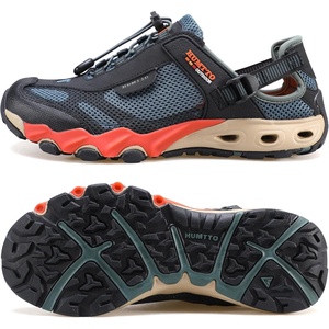 image:imageHUMTTO Mens Amphibious Water Shoes  Hiking Sandals for Men Outdoor Water Sandal Closed Toe NonSlip River Shoes Summer Quick Drying Aqua ShoeOlive GreenBlack