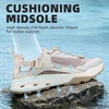 image:imageHUMTTO Womens Amphibious Water Shoes  Closed Toe Hiking Sandals with Adjustable Strap Quick Dry Athletic Aqua Shoes for River WalkingCreamMauve