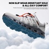 image:imageHUMTTO Mens Non Slip QuickDrying Water Shoes Stream TrekkingBeigeTea Grey