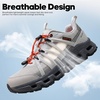 image:imageHUMTTO Mens Non Slip QuickDrying Water Shoes Stream TrekkingBeigeTea Grey